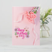 Moederdag kaart, Moeders waardering Feestdagenkaart (Staand voorkant)