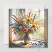 Moederdag kaart notitiekaartje (Voorkant)