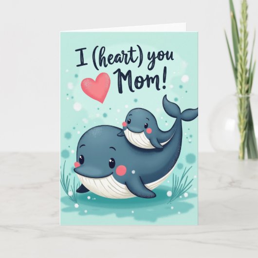 Moederdag kaart Oceanische Liefde (Voorkant)