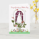 Moederdag Kaart - Oma Flowers (Gele Bloem)