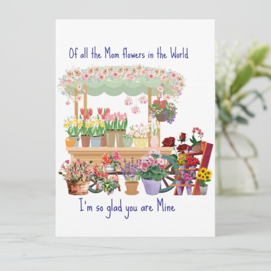 Moederdag-Kaart personaliseren (Staand voorkant)