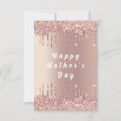 Moederdag Kaart Roos Gold Blush Drivers (Voorkant)