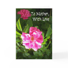 Moederdag Kaart - Roze Rozen