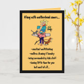 Moederdag Kaart, Samen met het moederschap komt... Kaart (Gele Bloem)