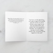 Moederdag Kaart Sinaasappel Zonnebloem (Binnen)