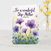 Moederdag kaart Spring Field (Gele Bloem)
