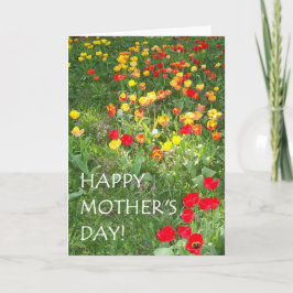 Moederdag Kaart - Tulpen