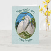 Moederdag Kaart van dochter (Gele Bloem)