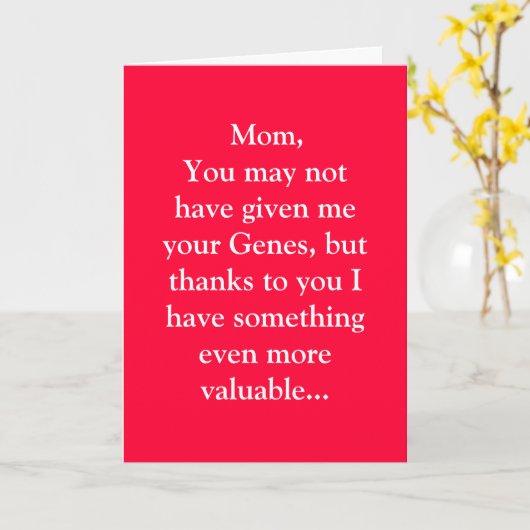 MOEDERDAG Kaart van geadopteerde kinderen (Gele Bloem)