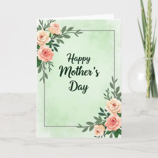 Moederdag kaart van Ivory Rose (Voorkant)