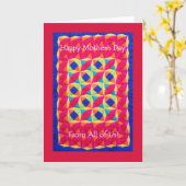 Moederdag Kaart 'van ons allemaal' - Kilt (Gele Bloem)