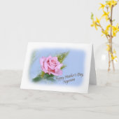 Moederdag-Kaart van stiefmoeder Kaart (Gele Bloem)