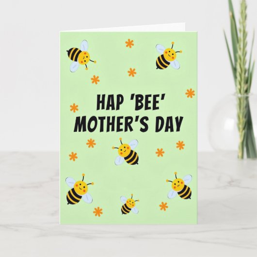 Moederdag kaart van Sweet Bees (Voorkant)