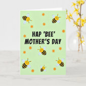 Moederdag kaart van Sweet Bees (Gele Bloem)