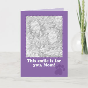 Moederdag Kaart van uw Dog-fotokaart