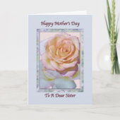 Moederdag-Kaart van zus Kaart (Voorkant)