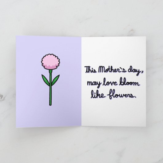 Moederdag Kaart (versie 2 van 3) (Binnen)