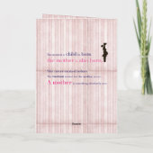 Moederdag Kaart - voor adoptie of geboorte moeder (Achterkant)