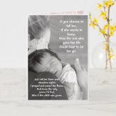 Moederdag Kaart - voor adoptie of geboorte moeder (Gele Bloem)