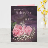 Moederdag kaart voor als een moeder voor mij (Gele Bloem)