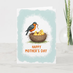 Moederdag kaart voor een Liefhebbende Moeder