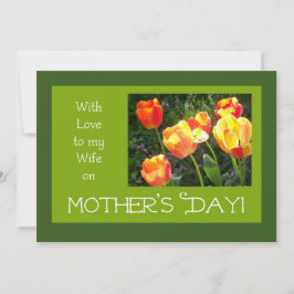 Moederdag Kaart voor een vrouw