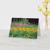 Moederdag Kaart voor gebrande dochter (Gele Bloem)