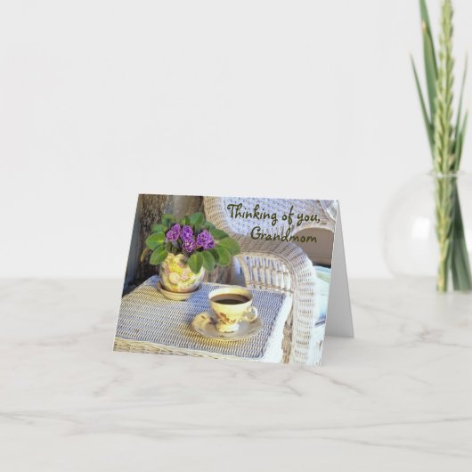 Moederdag Kaart voor grootmoeder (Voorkant)