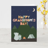 Moederdag Kaart voor grootmoeder (Gele Bloem)