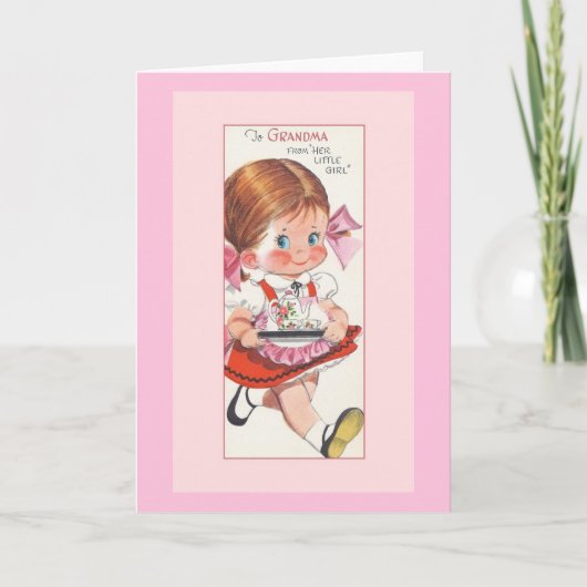  Moederdag Kaart voor grootmoeder (Voorkant)