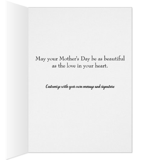 Moederdag Kaart voor Grootmoeder (Binnen (Rechts))