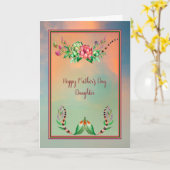 Moederdag Kaart voor het ontwerp van de Daughter S (Gele Bloem)