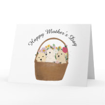 Moederdag kaart voor honden