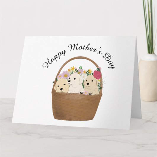 Moederdag kaart voor honden (Voorkant)