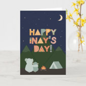 Moederdag Kaart voor Inay (Gele Bloem)