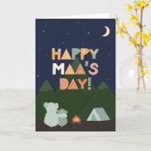 Moederdag Kaart voor Maa (Gele Bloem)