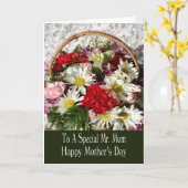 Moederdag Kaart voor mama (Gele Bloem)