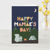 Moederdag Kaart voor Mamãe (Gele Bloem)