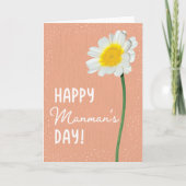 Moederdag Kaart voor Manman (Voorkant)