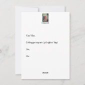 Moederdag kaart voor meisjesavond (Achterkant)