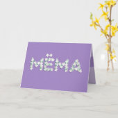 Moederdag Kaart voor Mëma (Gele Bloem)