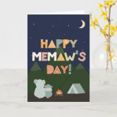 Moederdag Kaart voor MeMaw (Gele Bloem)
