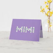 Moederdag Kaart voor Mimi (Gele Bloem)