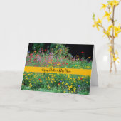 Moederdag Kaart voor moeder met wilde bloemen (Gele Bloem)