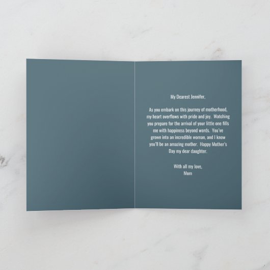 Moederdag Kaart voor moeder om van moeder te zijn (Binnen)