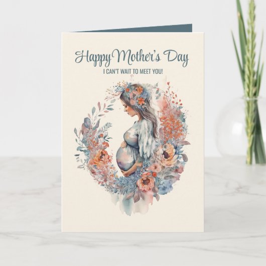 Moederdag Kaart voor moeder uit Baby (Voorkant)