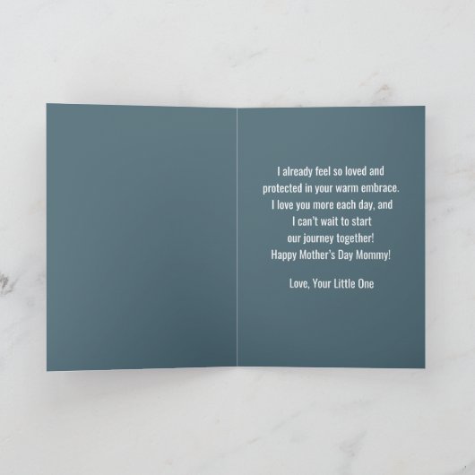 Moederdag Kaart voor moeder uit Baby (Binnen)