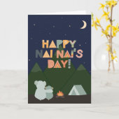 Moederdag Kaart voor Nai Nai (Gele Bloem)