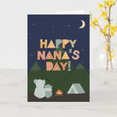 Moederdag Kaart voor Nana (Gele Bloem)