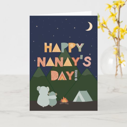 Moederdag Kaart voor Nanay (Gele Bloem)